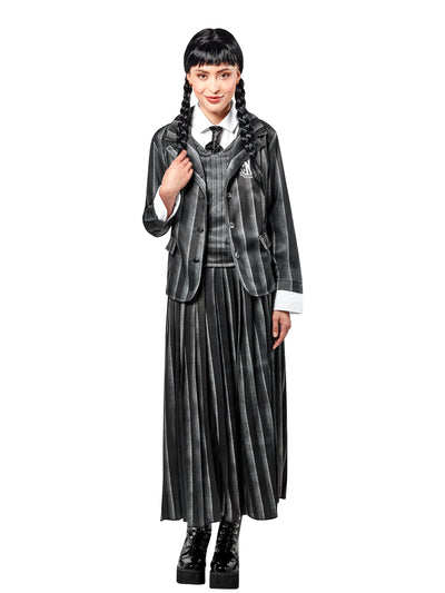 Wednesday Nevermore Deluxe Black Costume (Netflix), Adult