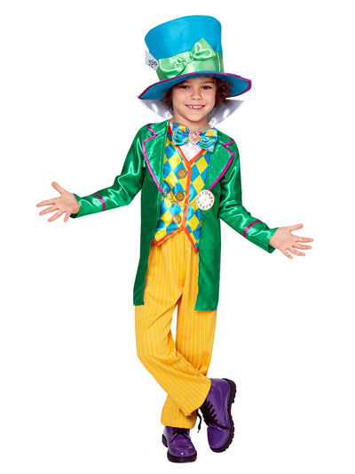 Mad Hatter Boys Deluxe Costume (Large Polybag), Child