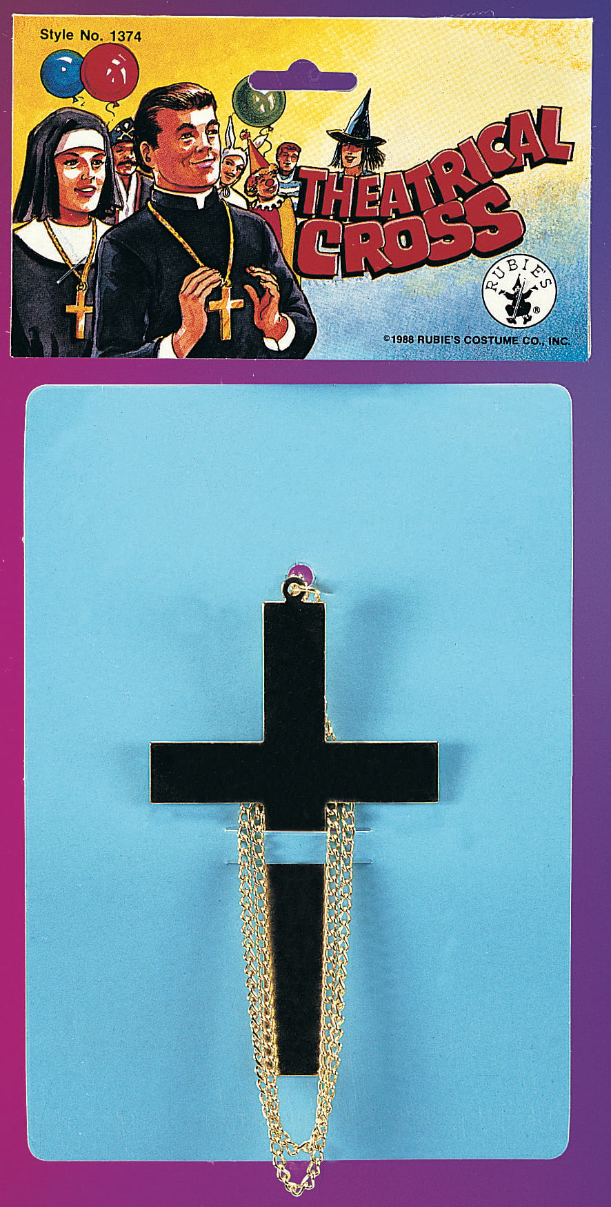 Theatrical Cross With Chain