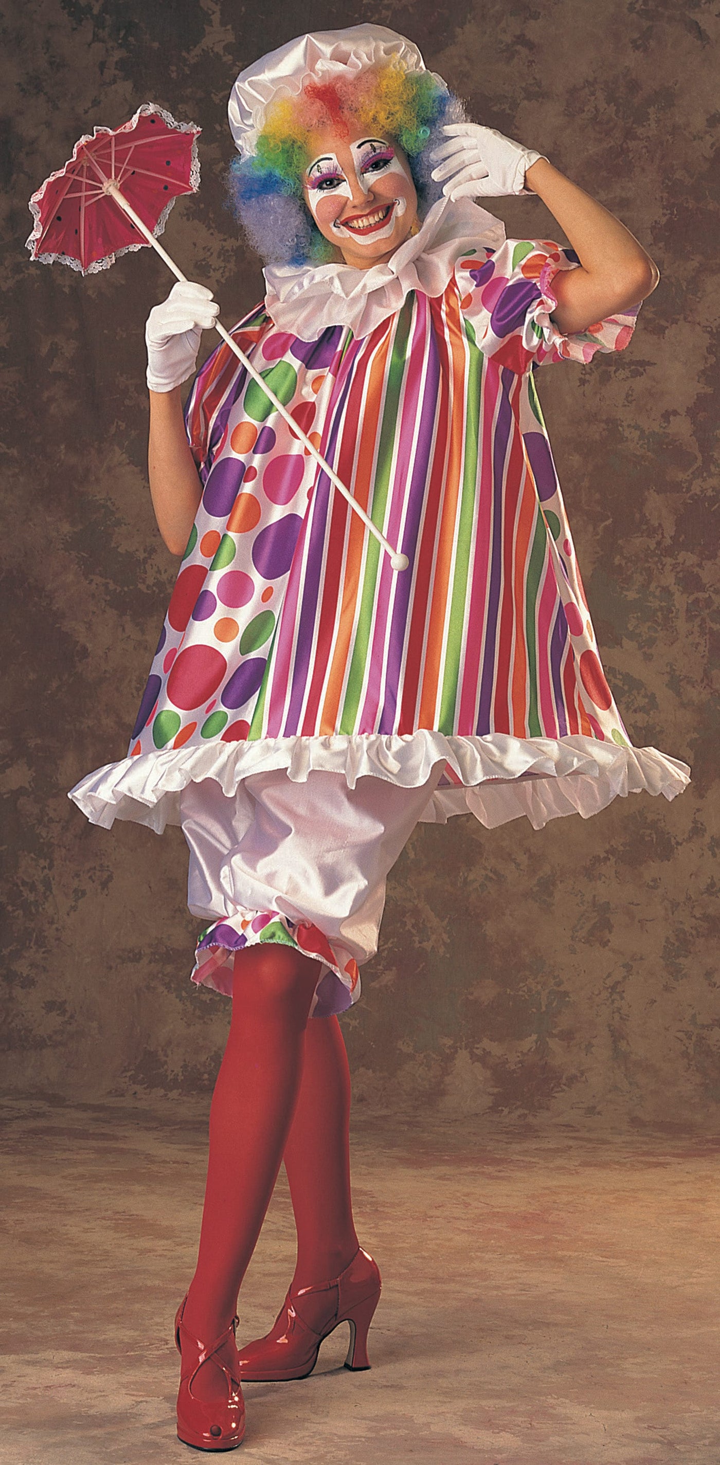 Betty Brite Clown Costume, Adult