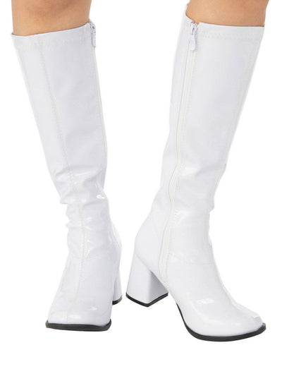 Go Go Boots, White - Adult