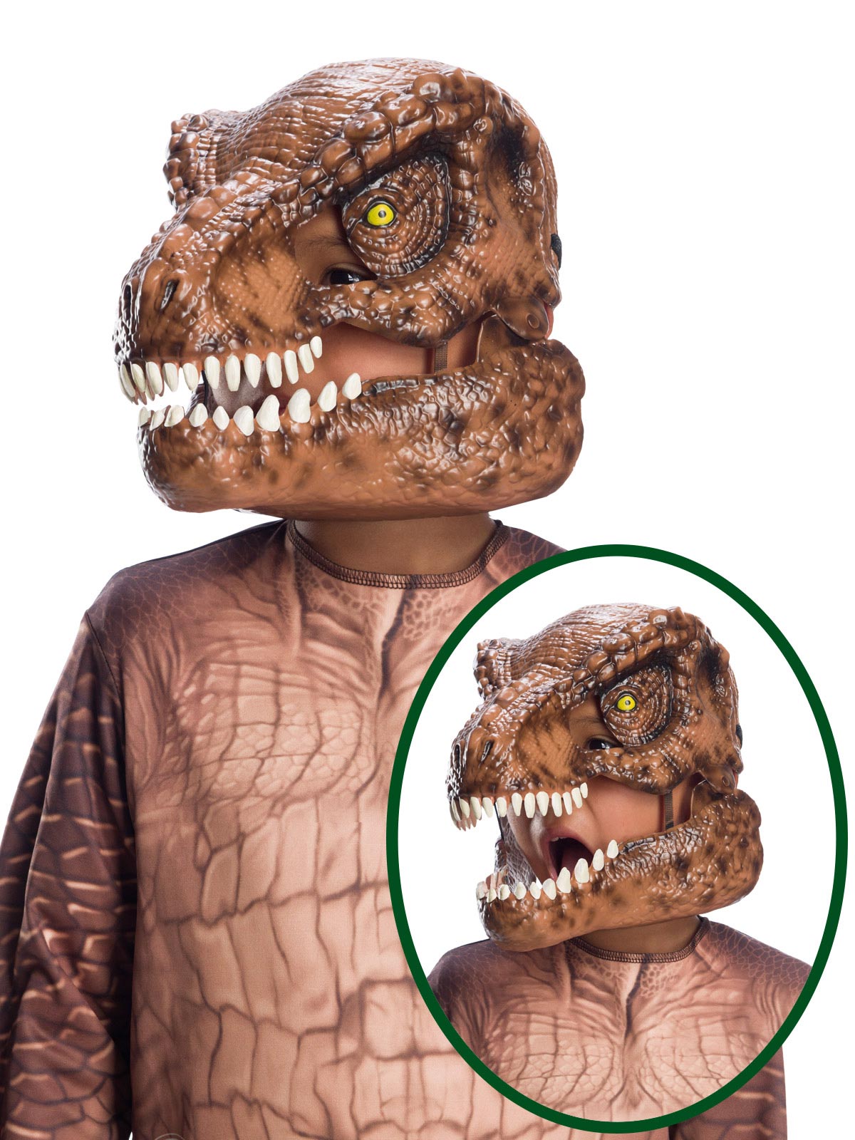 T -Rex Moveable Jaw Mask - Child