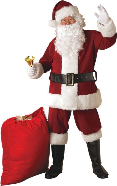 Santa Suit Plush, Adult