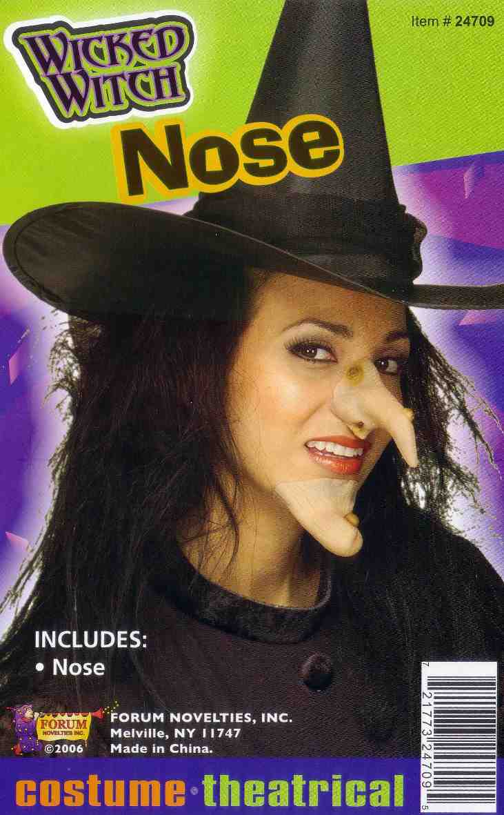 Witch Nose Accessory - Adult