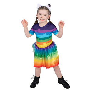 Gabby Rainbow Tutu Costume - Gabby'S Dollhouse, Child