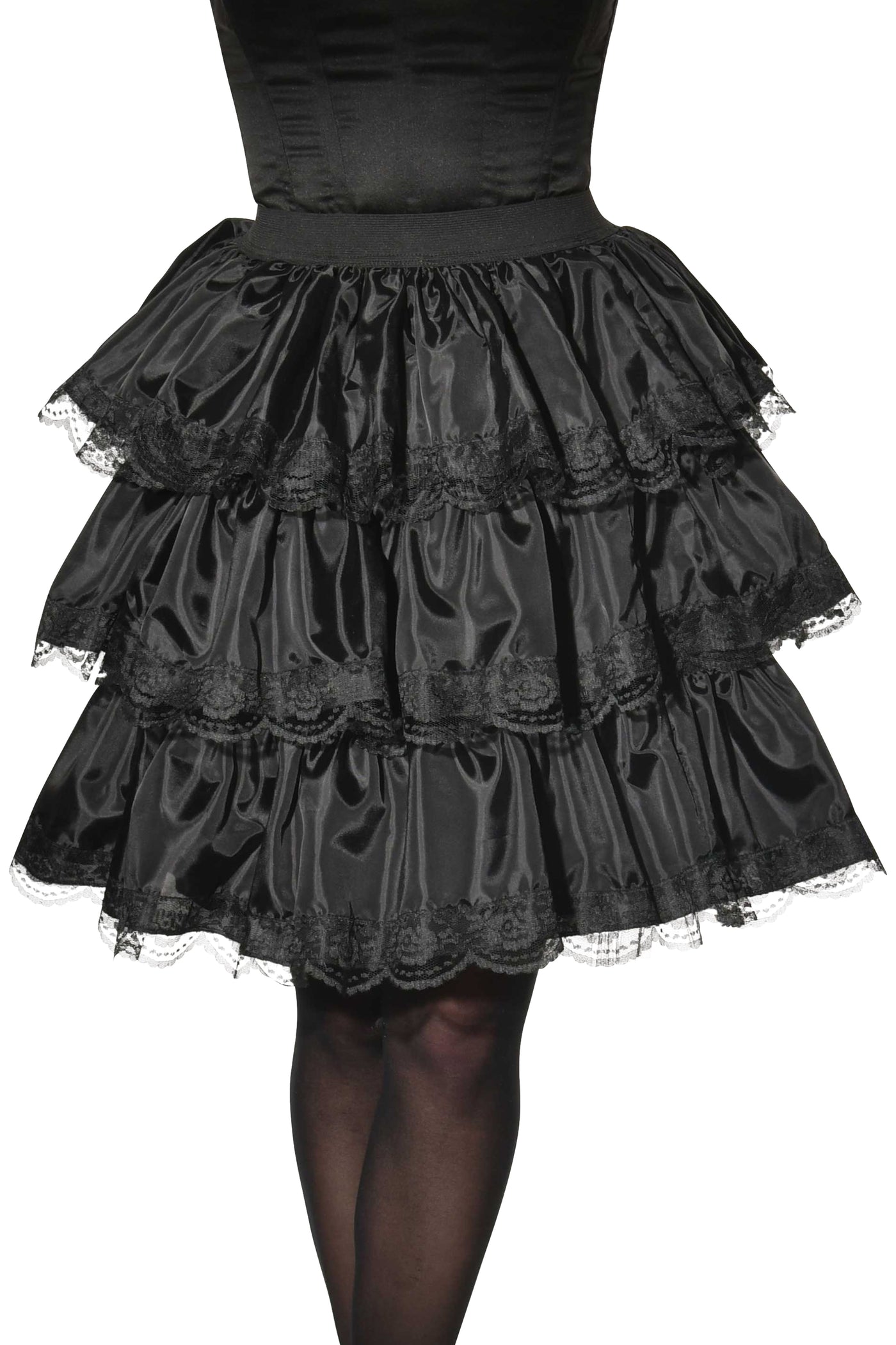 Black Ruffle Skirt - Adult