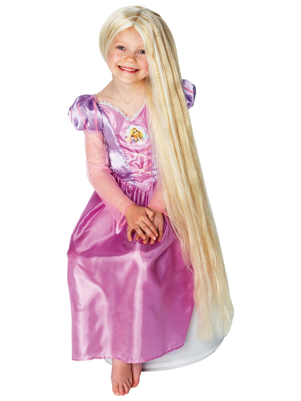 Rapunzel Glow In The Dark Wig - Child