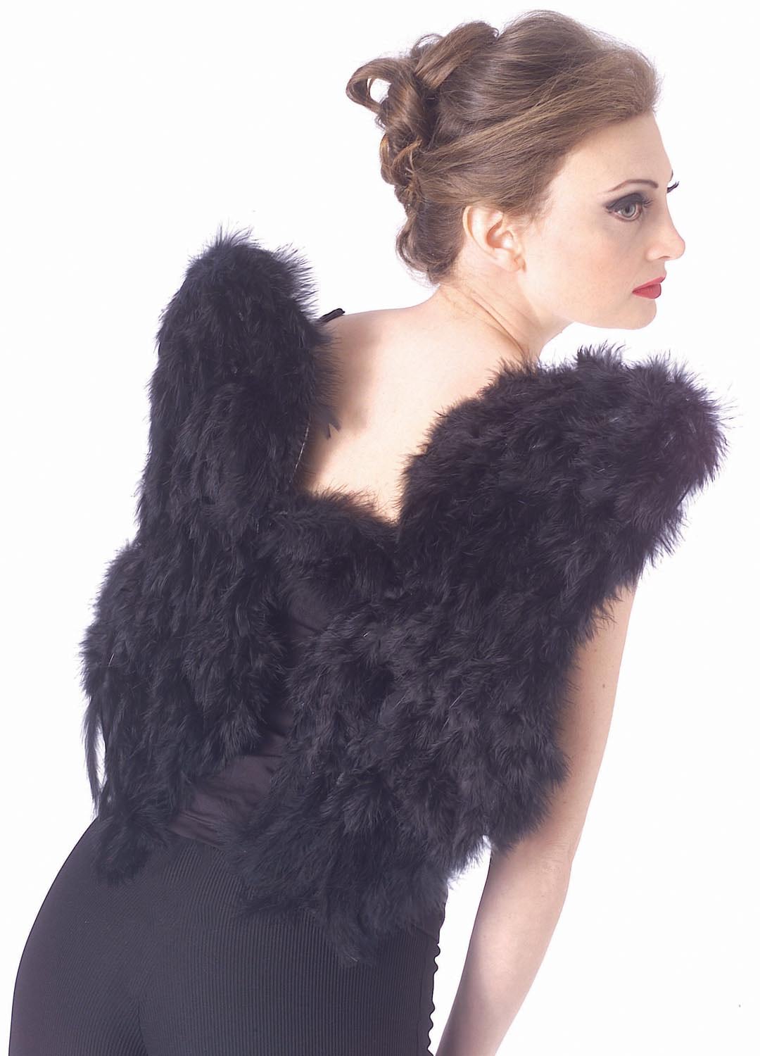 Feather Wings Black - Adult