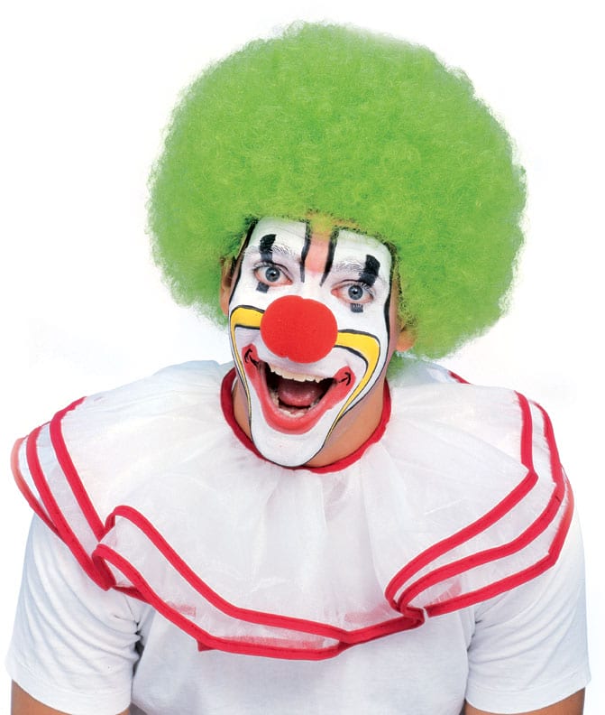 Clown Wig Green - Adult