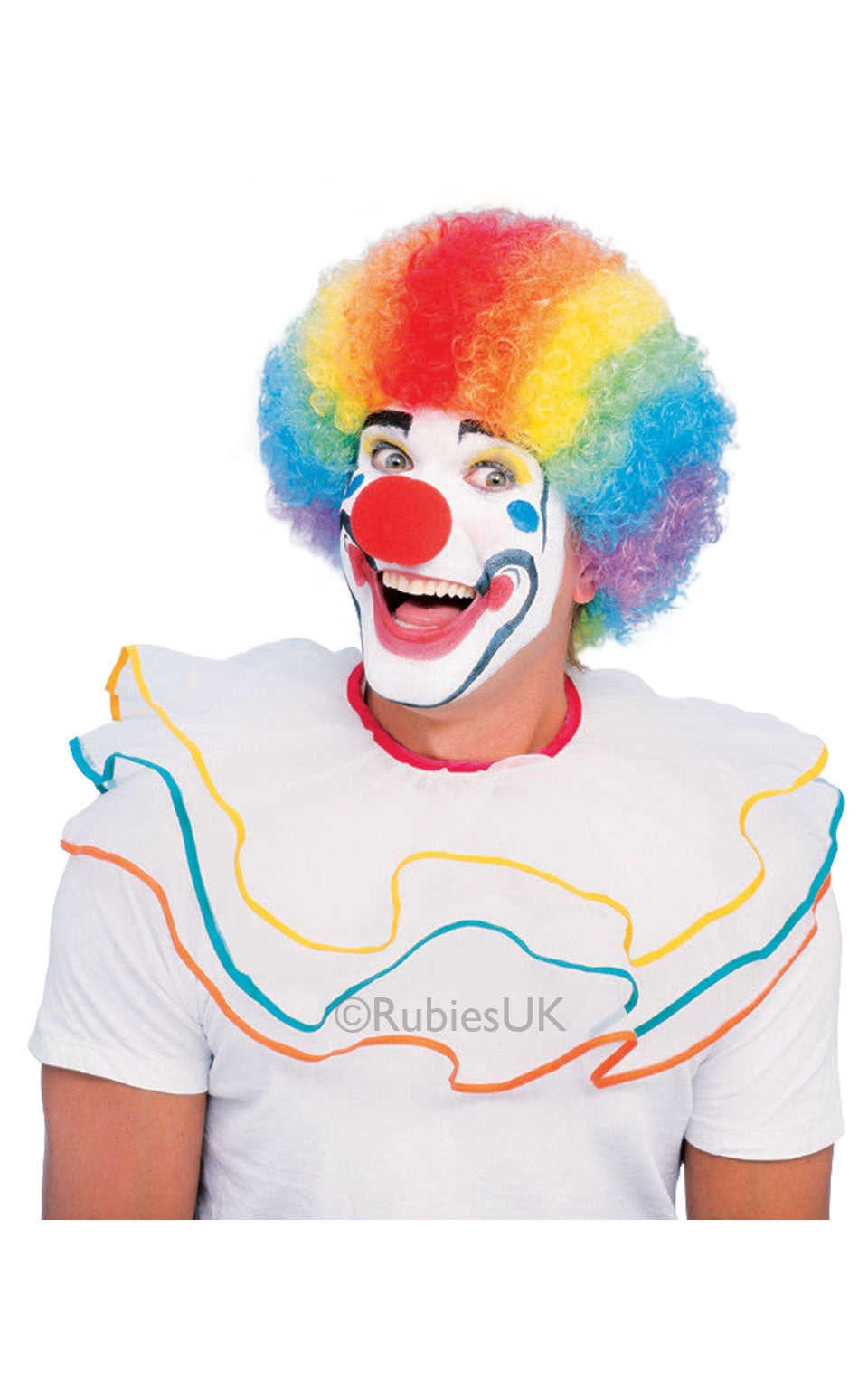 Clown Rainbow Wig - Adult