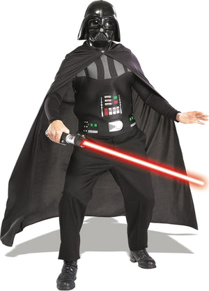 Darth Vader Costume With  Lightsaber, Adult