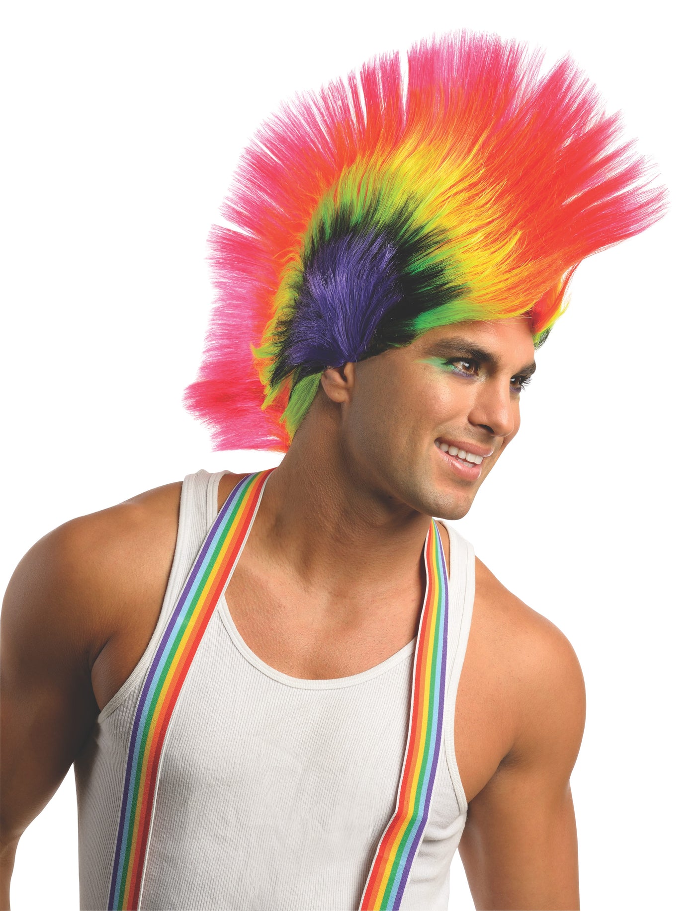 Rave Punk Mohawk Wig - Adult