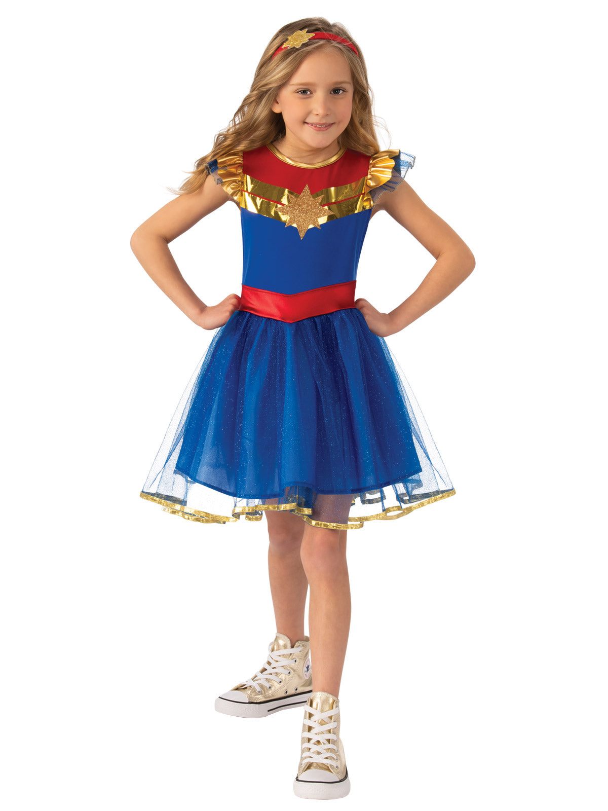 Captain Marvel Tutu Dress Costume, Child