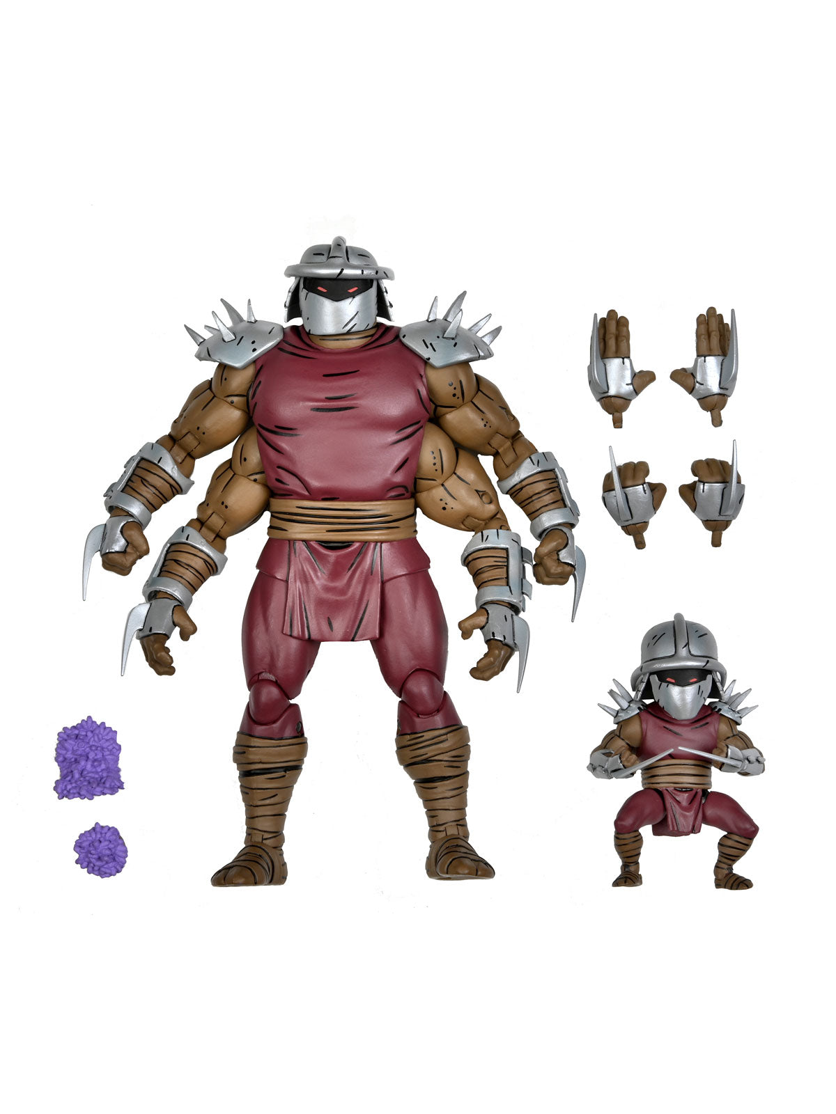 Tmnt Mirage Shredder Clone & Mini Shredder 7" Scale Action Figure