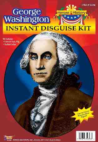 George Washington Historical Set, Adult