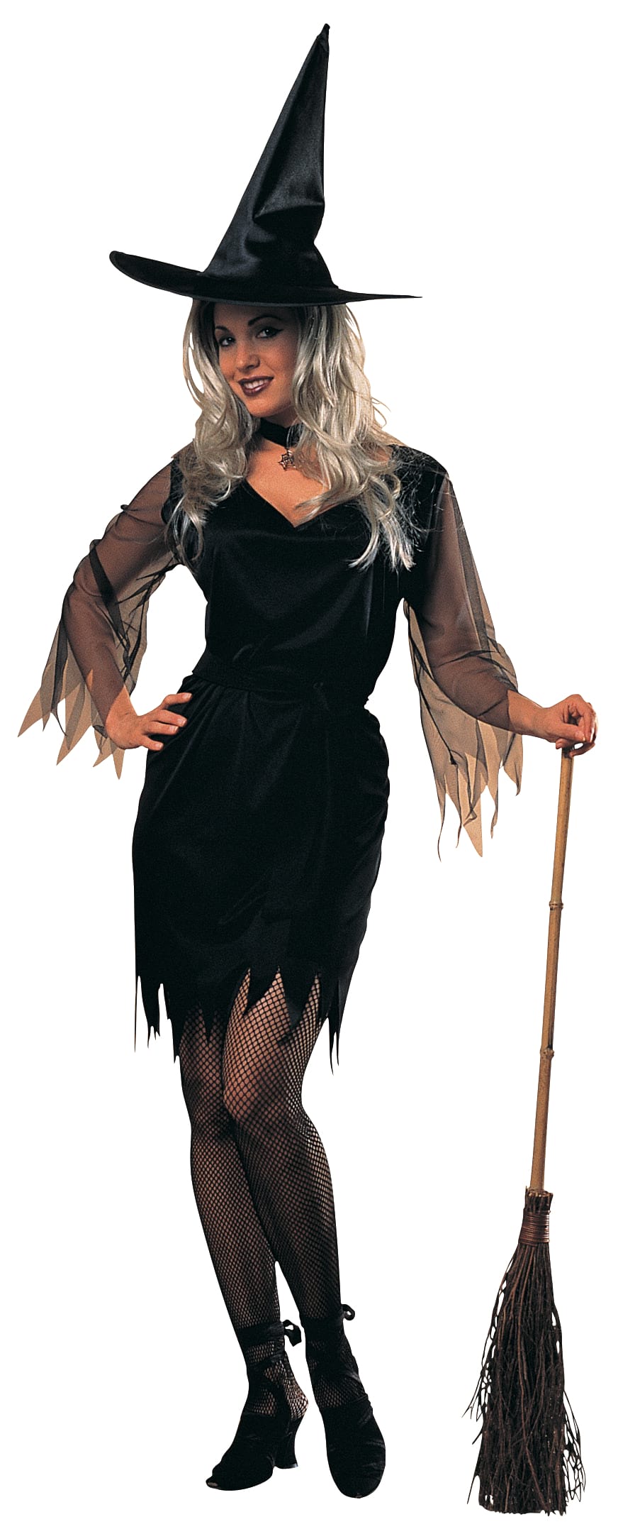 Classic Black Witch Costume, Adult