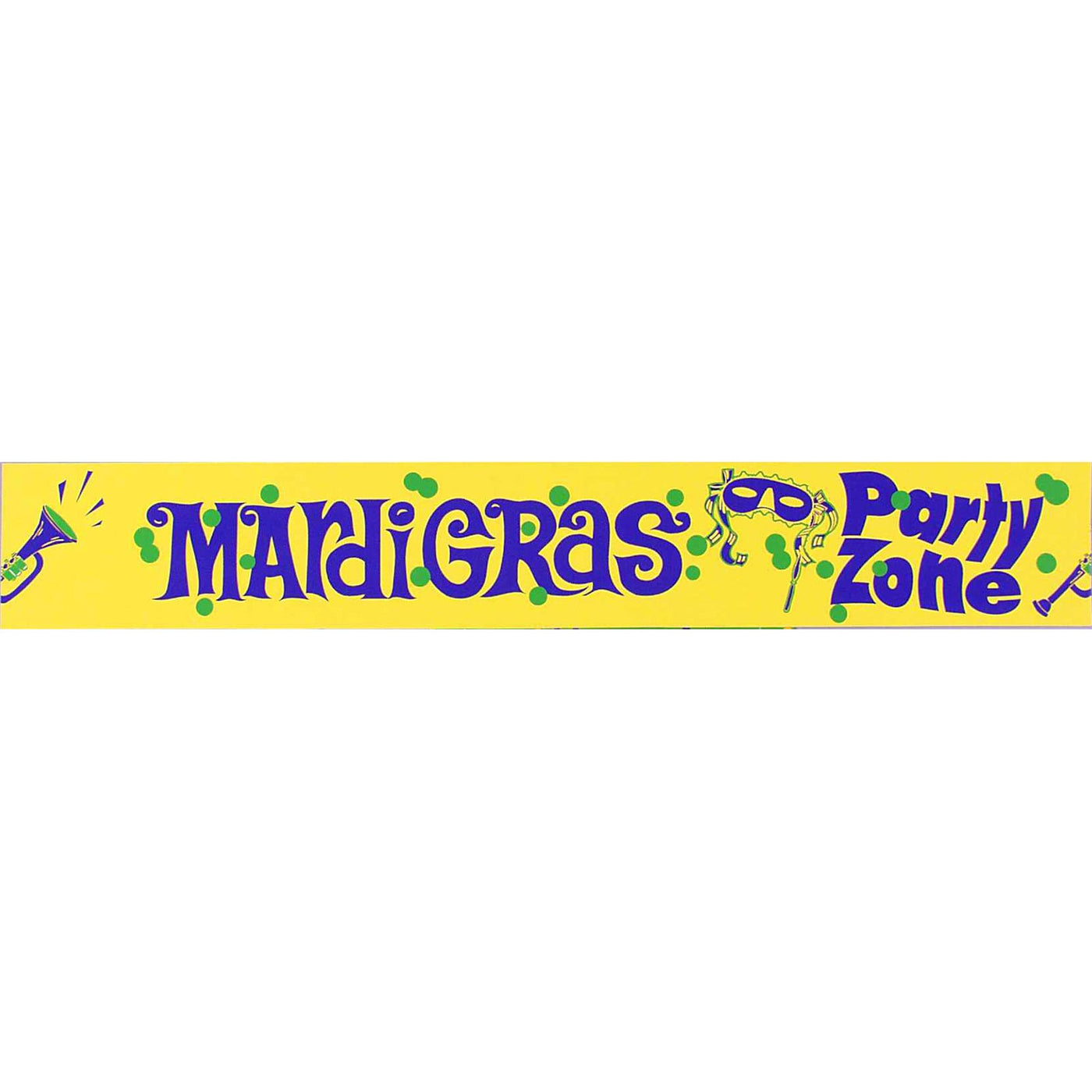 Mardi Gras Party Banner 20' Long