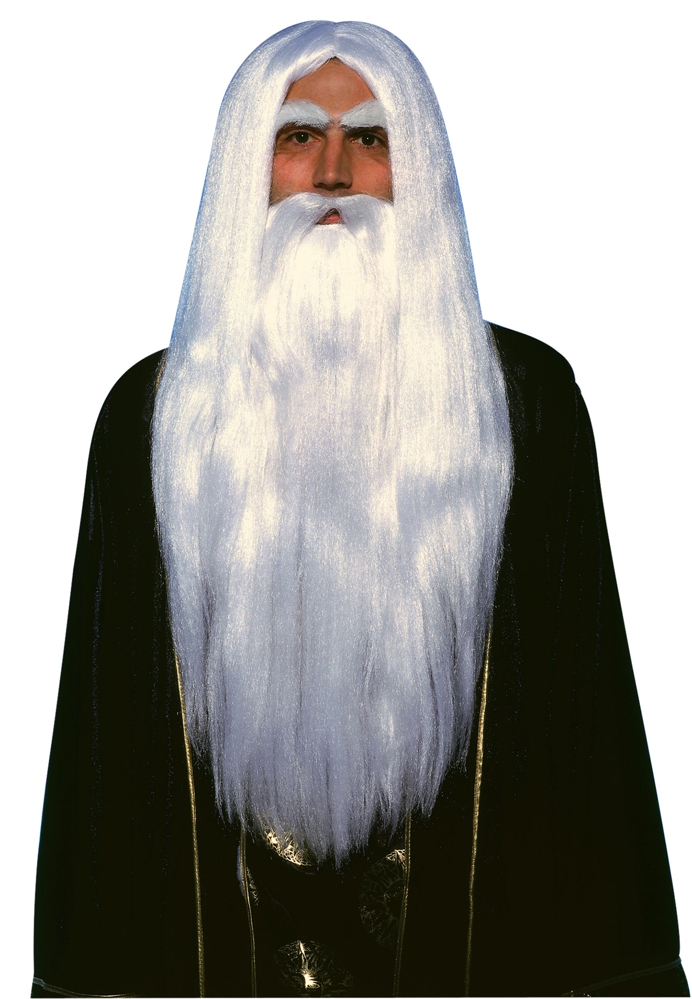 Merlin Wizard Wig And Beard - Adult