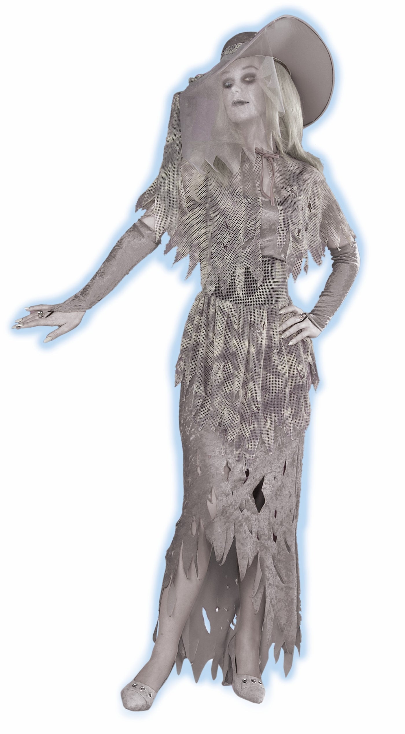 Ghostly Gal Costume, Adult