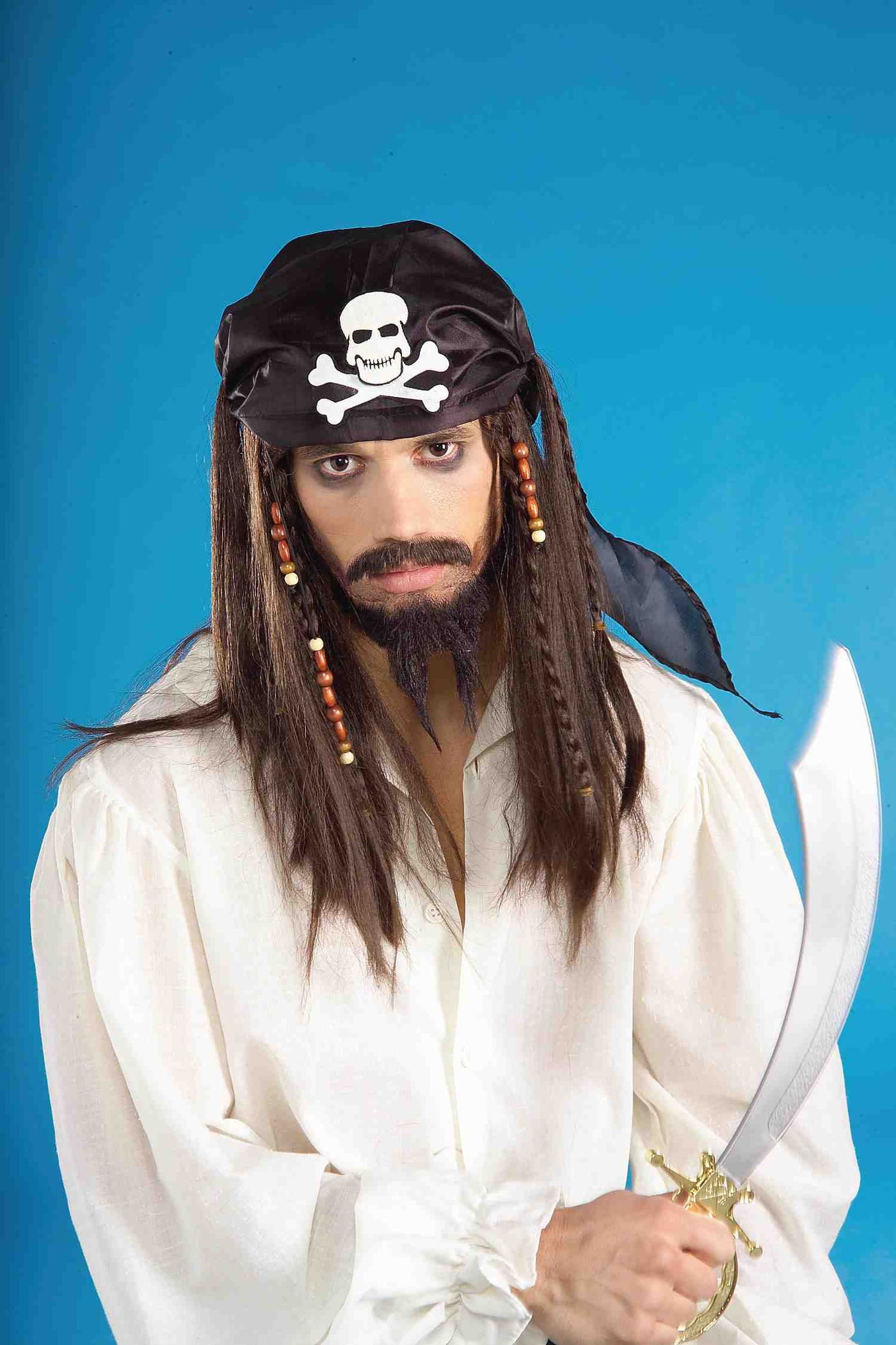 Caribbean Pirate Wig - Adult