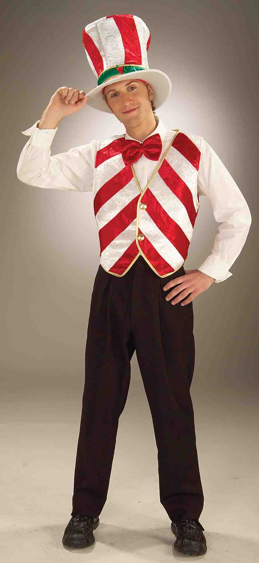 Mr Peppermint Barber Costume - Size Std