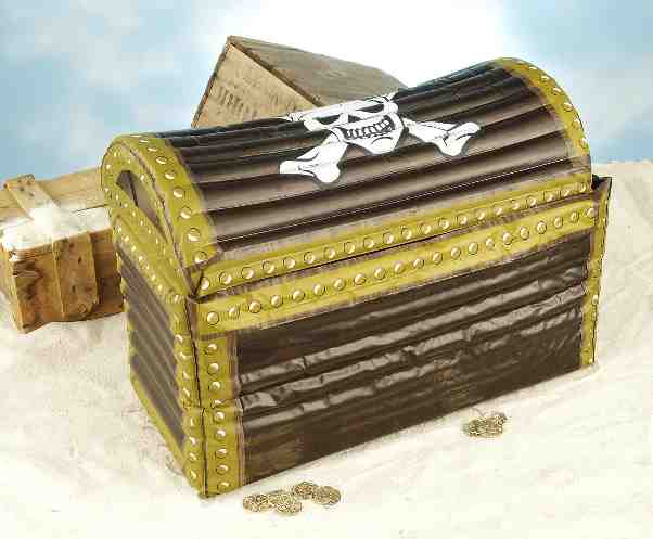 Inflatable Treasure Chest Cooler