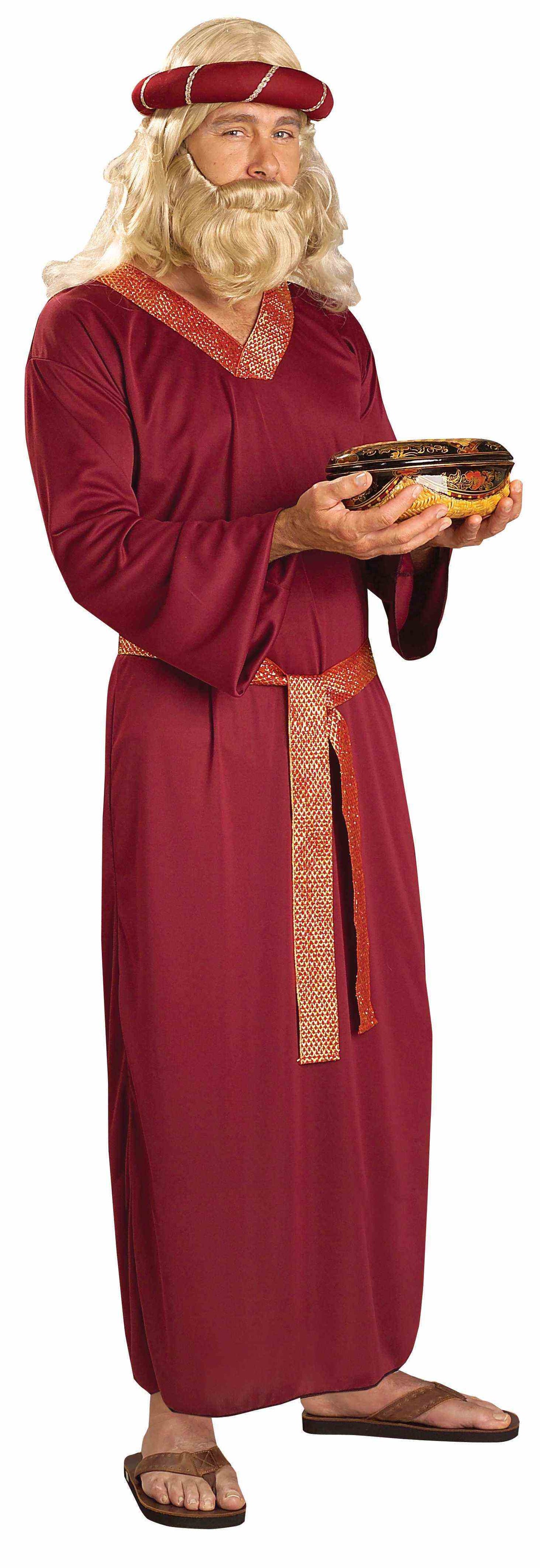 Burgundy Wiseman Costume, Adult