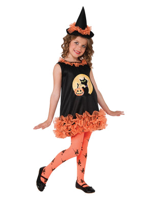 Orange Tutu Witch Costume, Toddler/Child