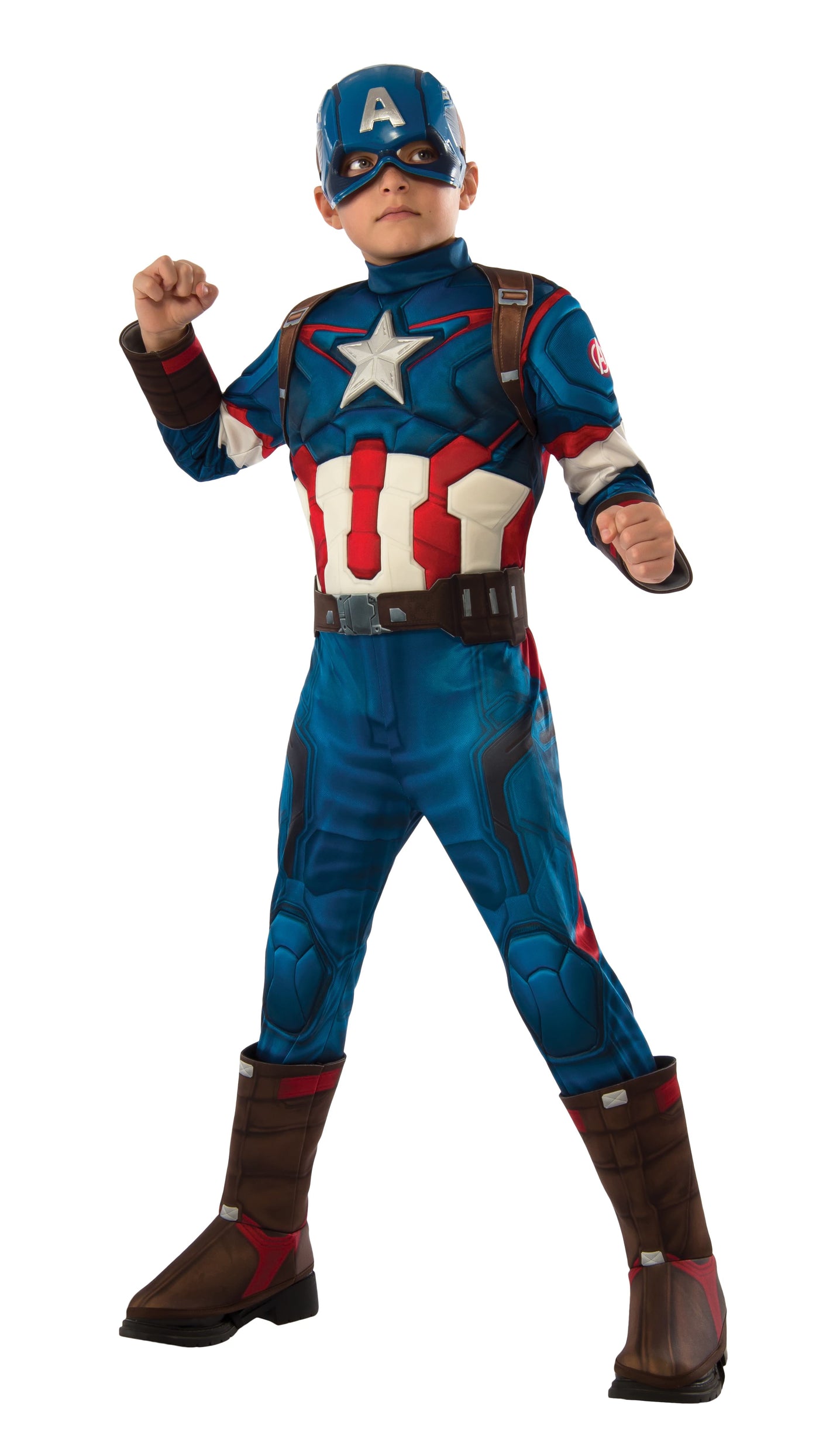 Captain America Deluxe Costume, Child