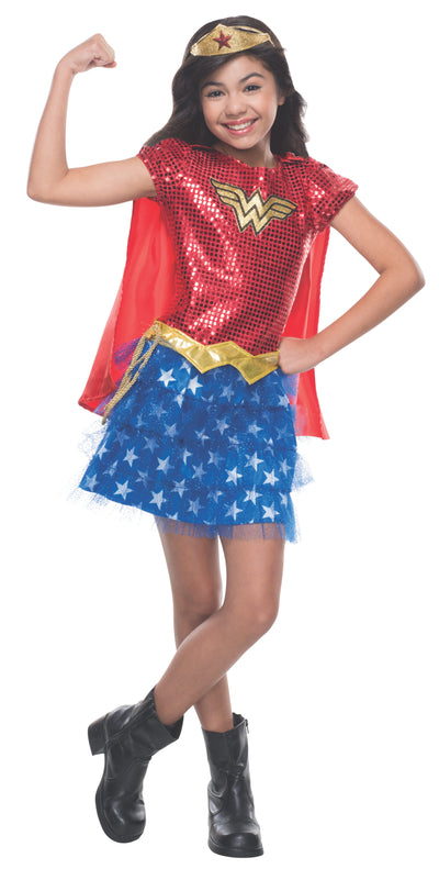 Wonder Woman Sequin Tutu Costume, Child