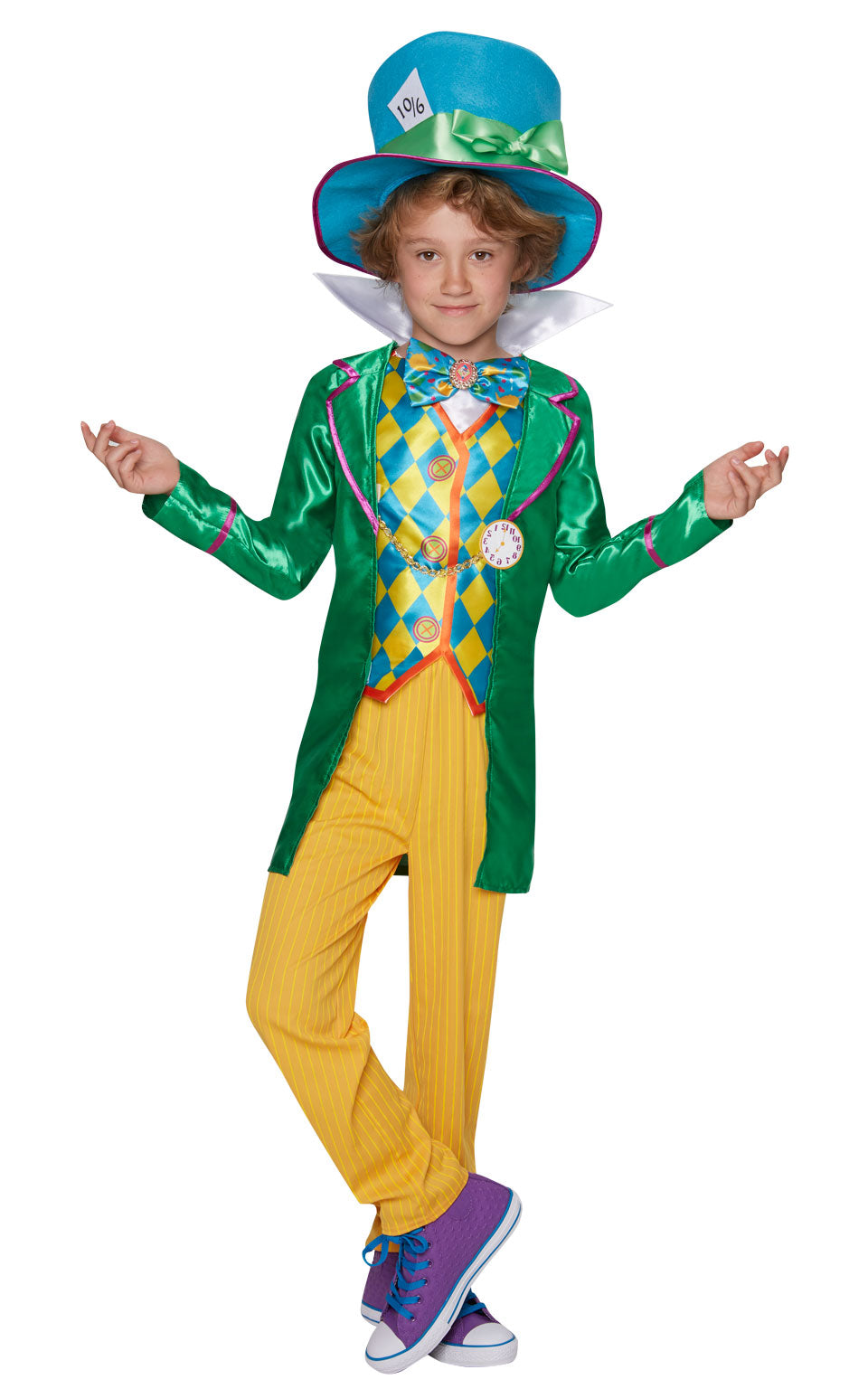 Mad Hatter Boys Deluxe Costume (Large Polybag), Tween