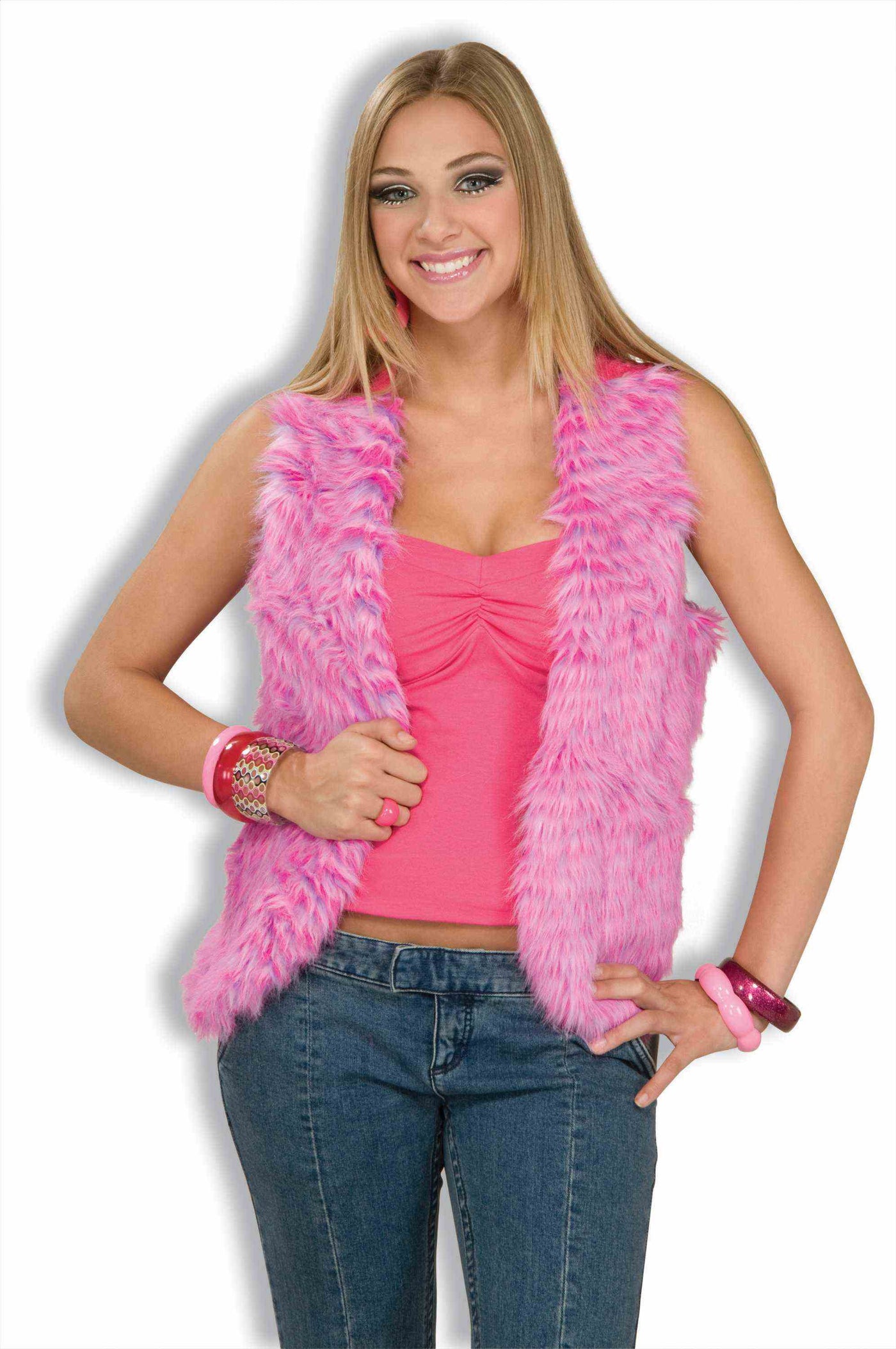 Groovy Pink Vest, Adult