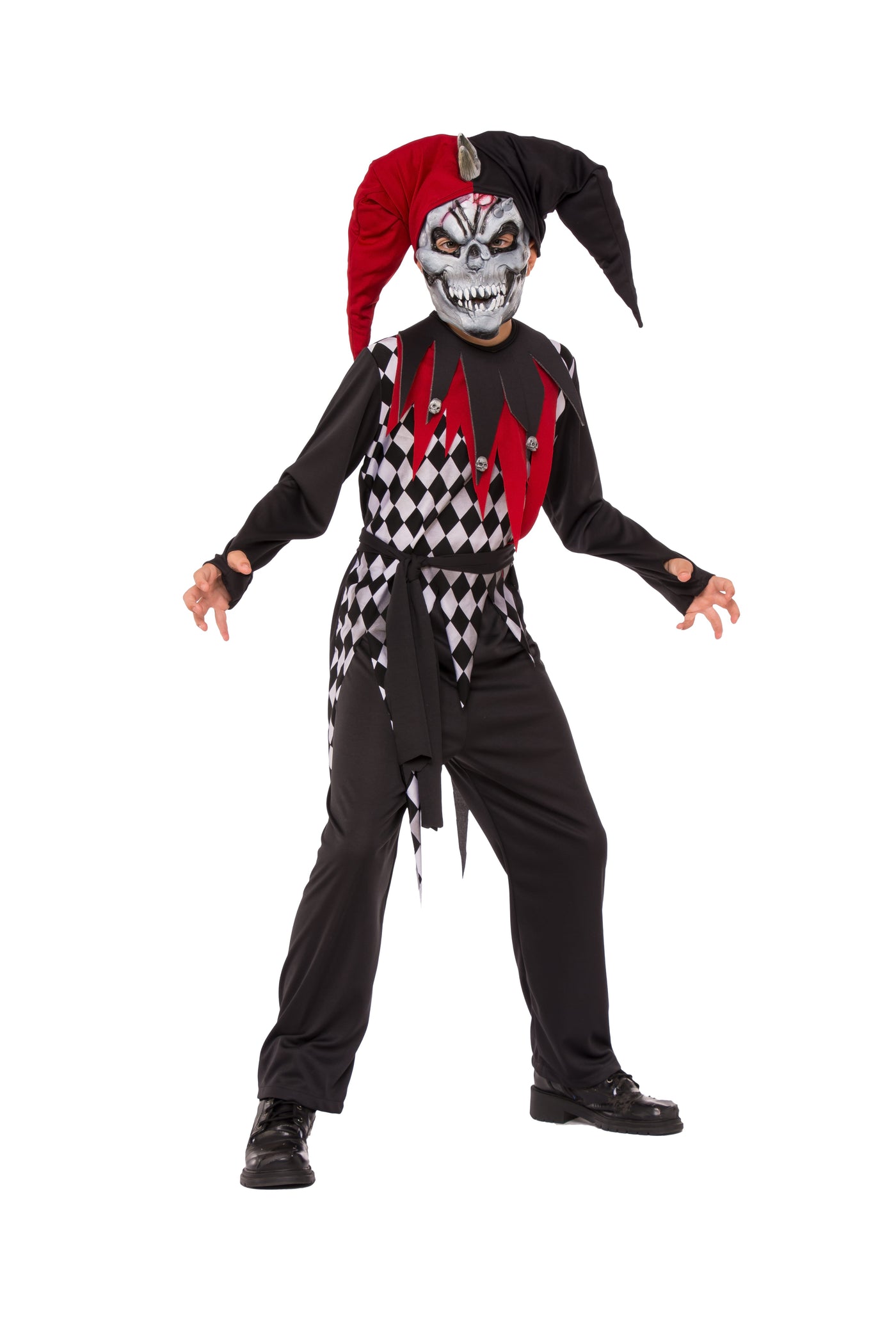 Evil Jester Costume, Child