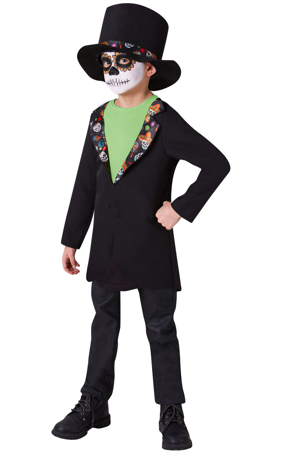 Day Of The Dead Boys Costume, Child