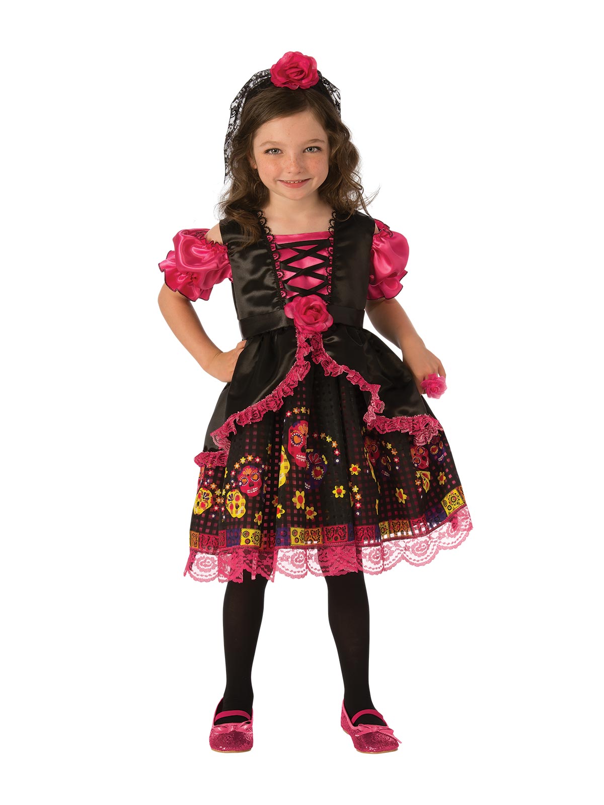 Day Of The Dead Girls Costume, Child