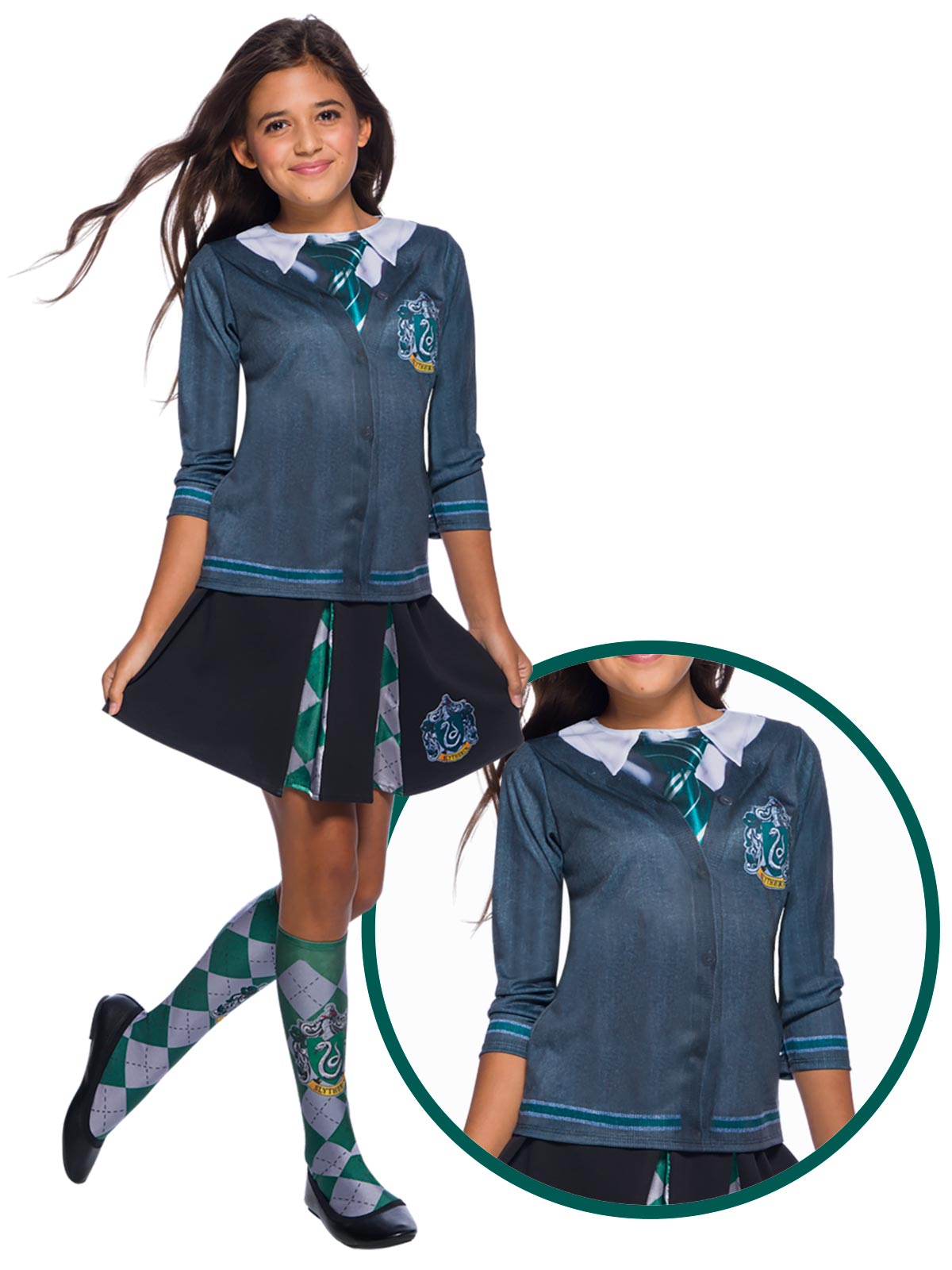 Slytherin Costume Top, Child