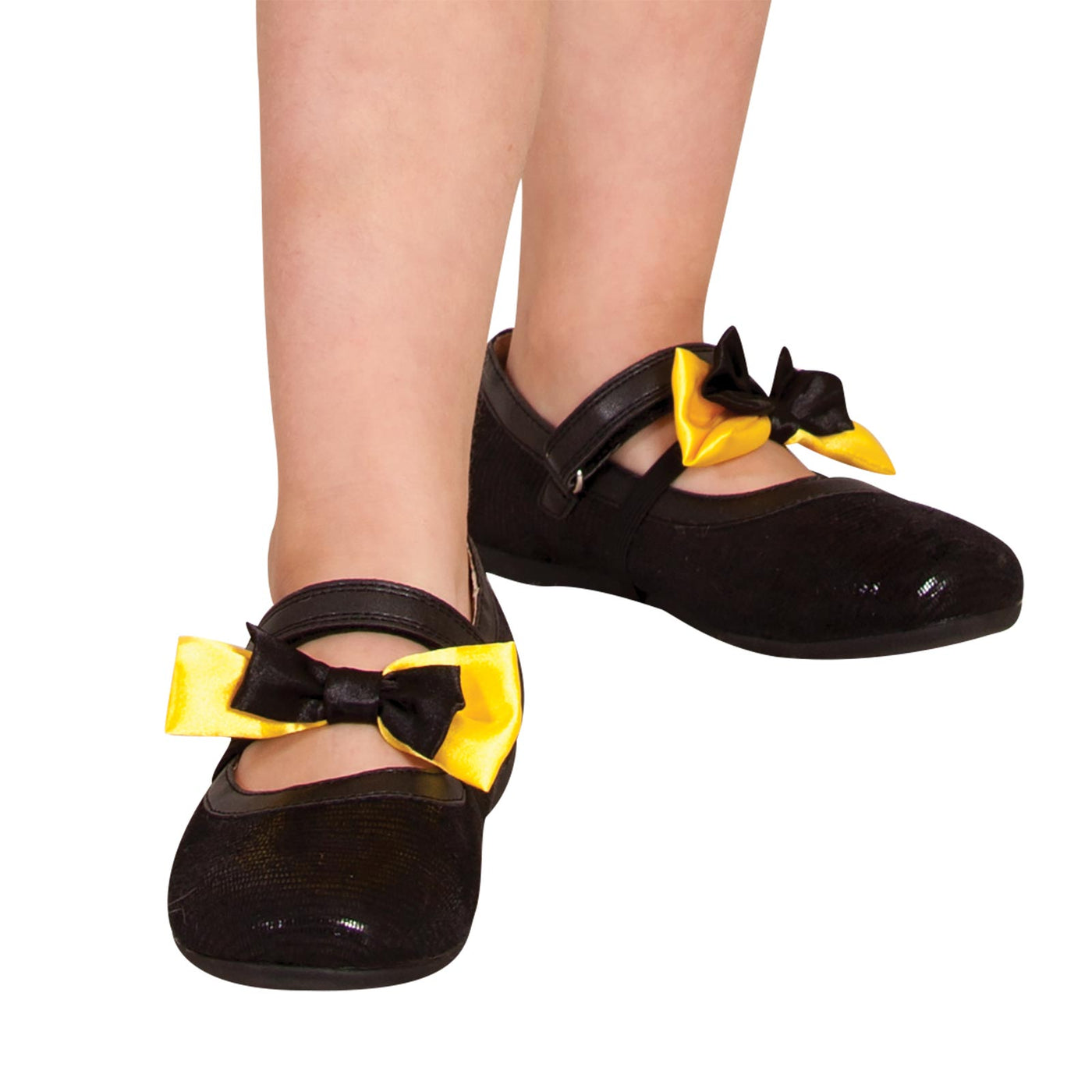 Yellow Wiggle Shoe Bows - Child