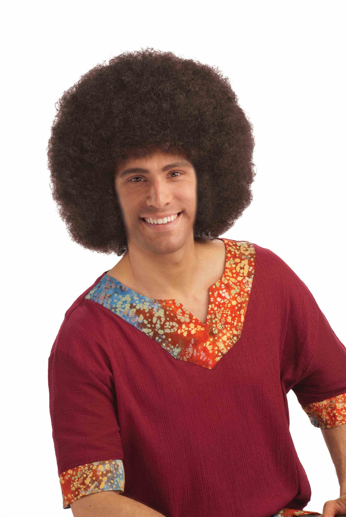 Afro Brown Wig - Adult