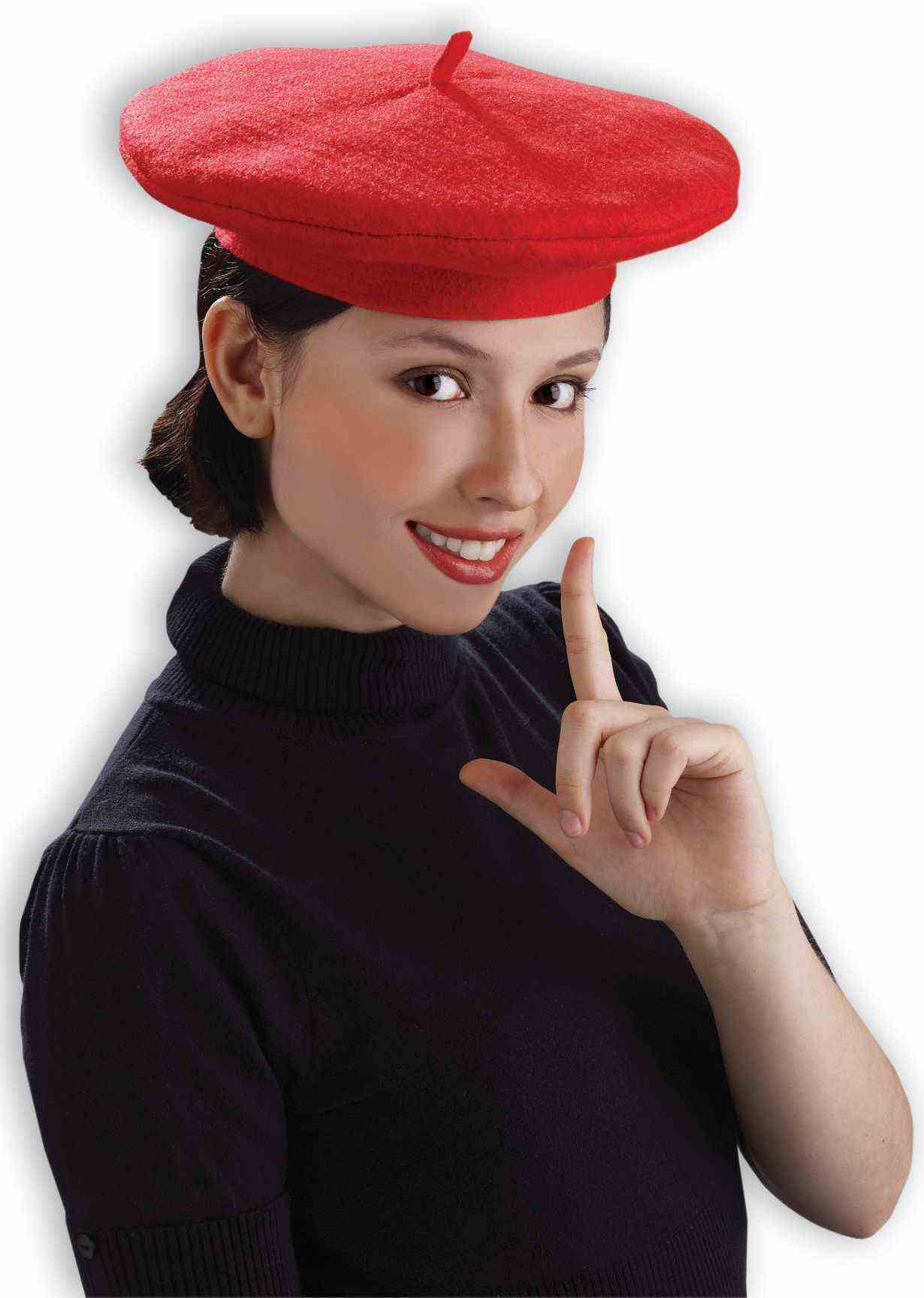 Red French Beret - Adult