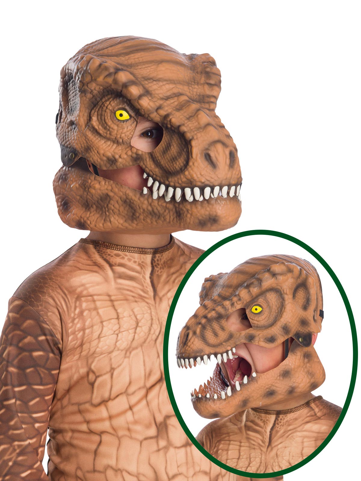 T-Rex Moveable Jaw Mask - Child