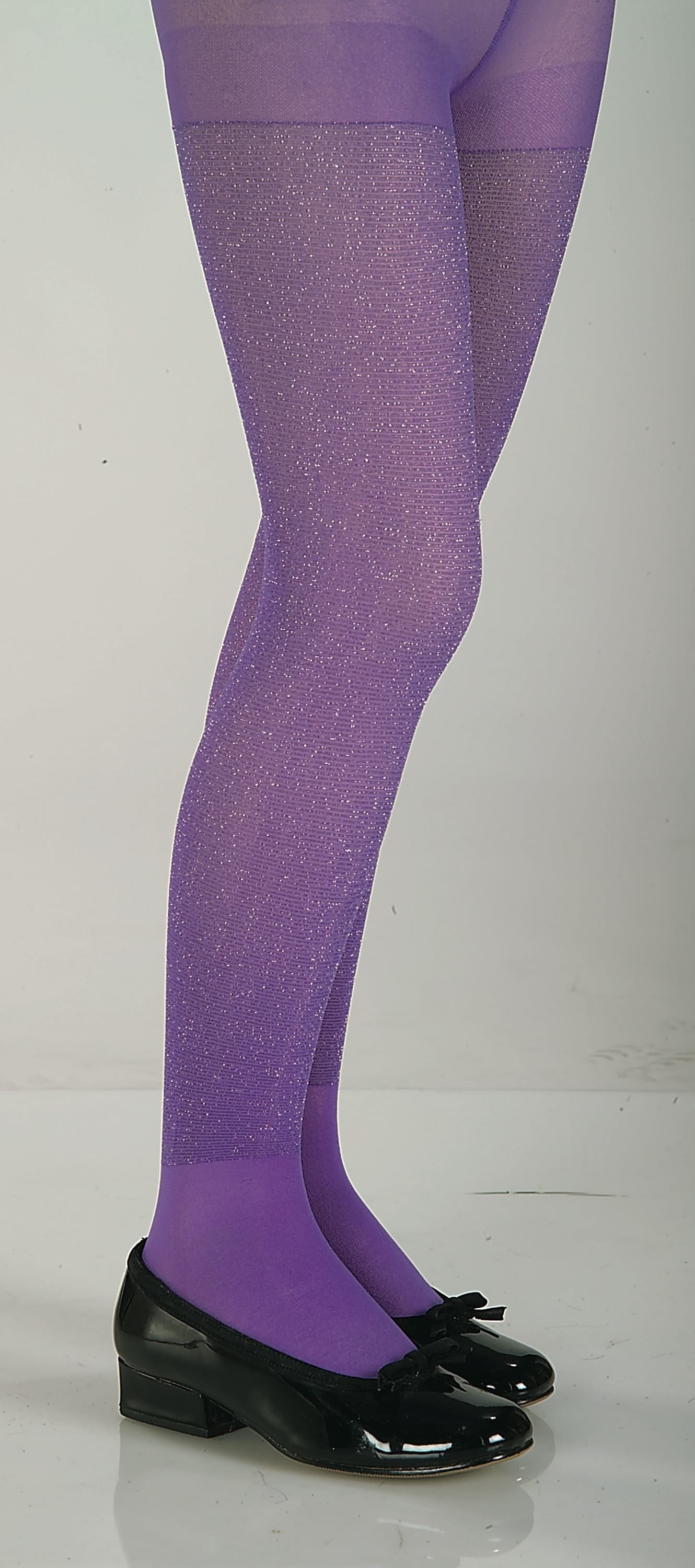 Glitter Tights Purple, Child