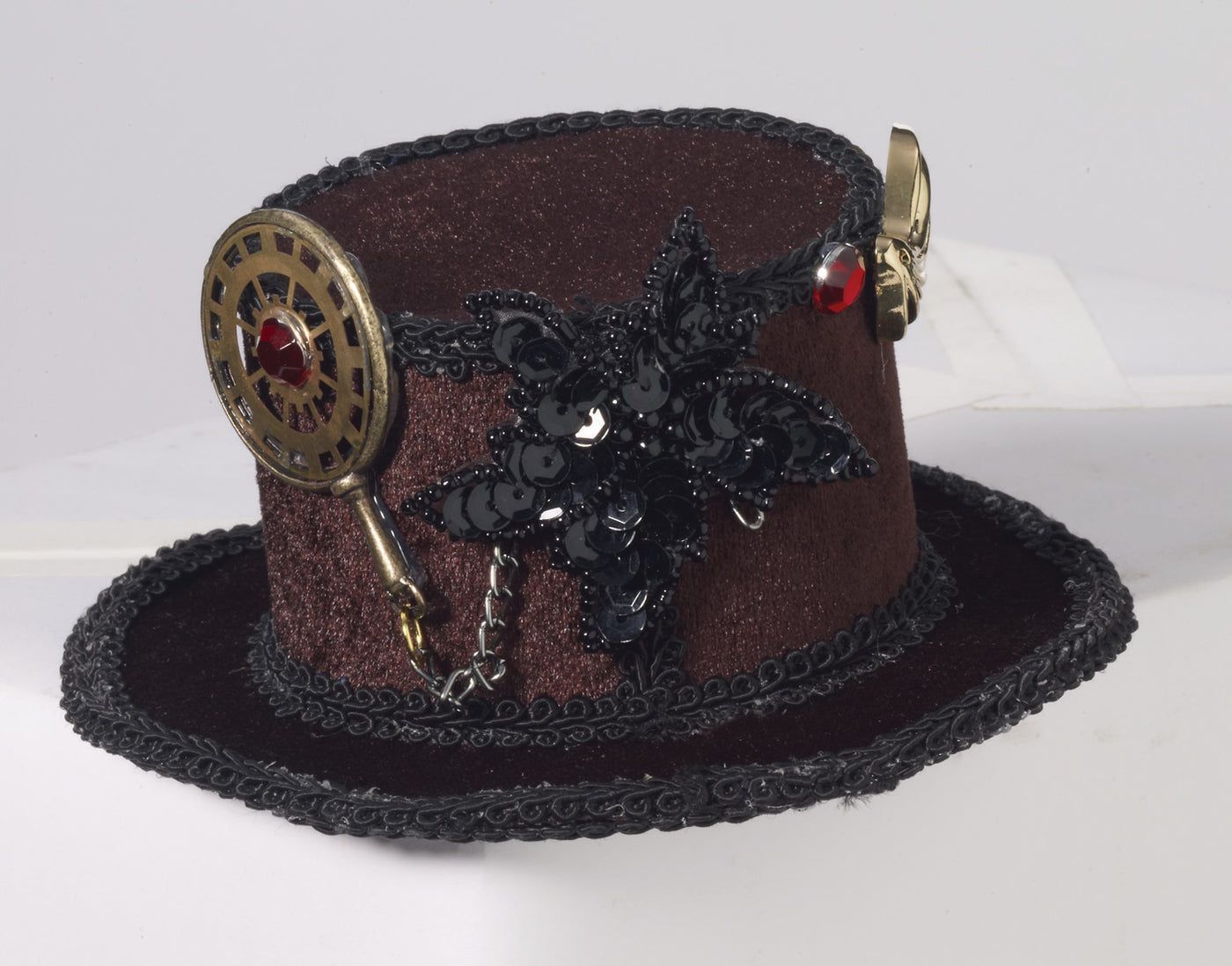 Steampunk Mimi Top Hat With Gears - Adult