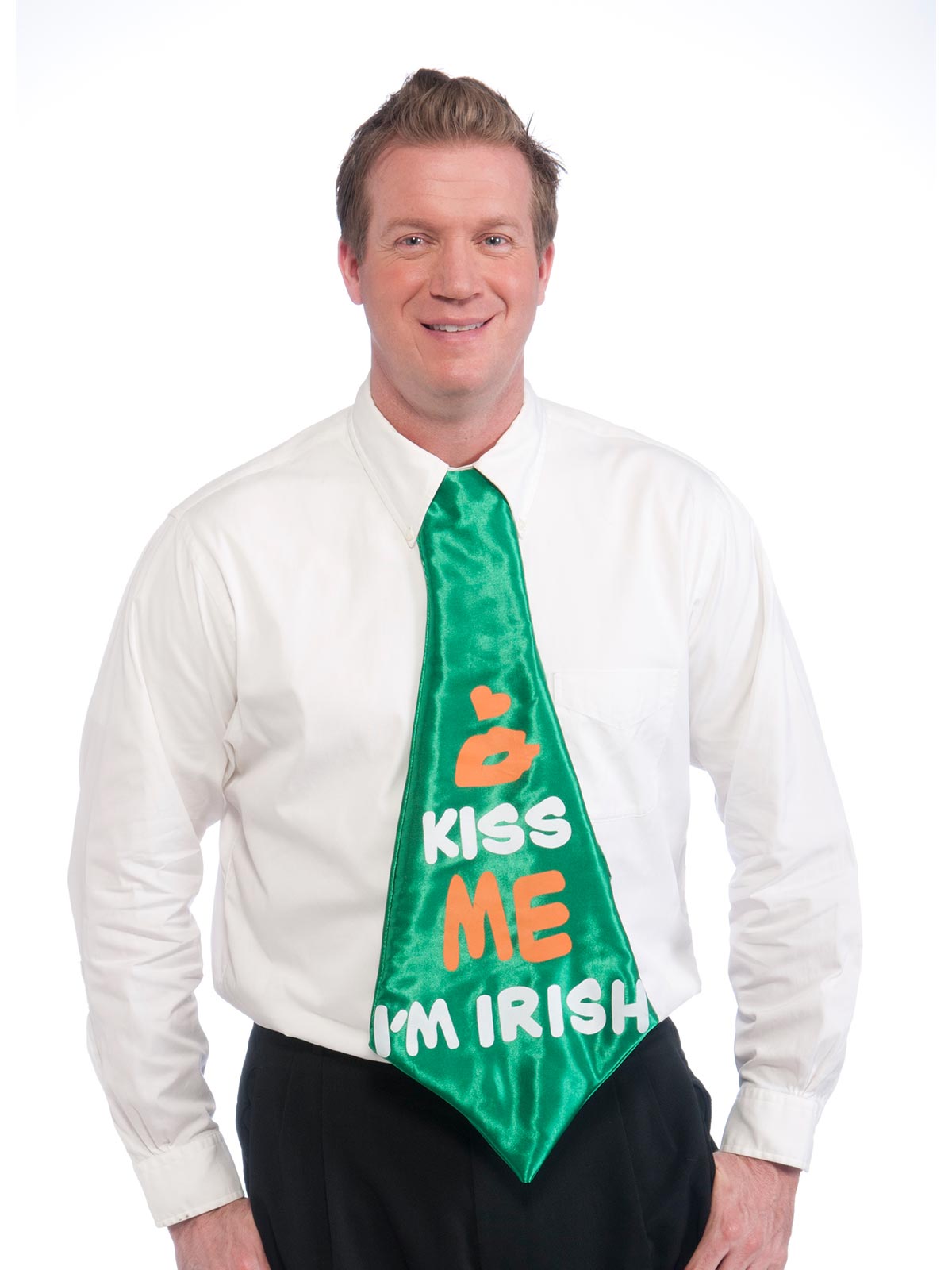 St. Patricks Day Jumbo Tie - Adult