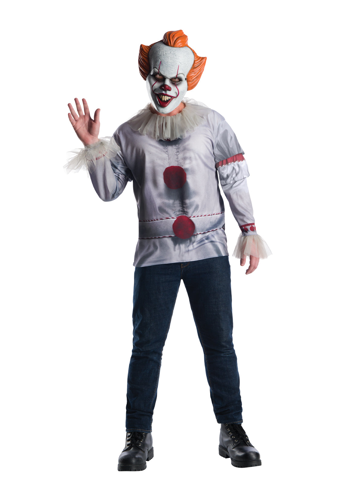 Pennywise 'It' Costume Top, Adult