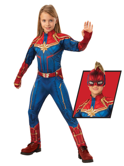 Captain Marvel Deluxe Hero Suit, Child