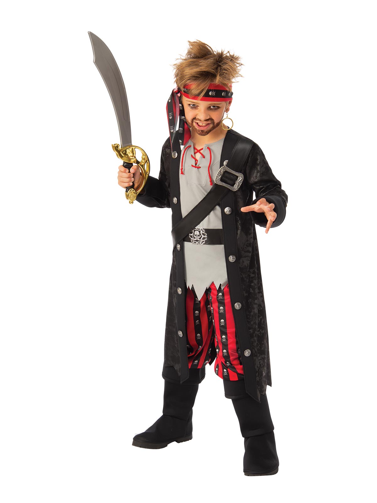 Swashbuckling Pirate Boy Costume, Child