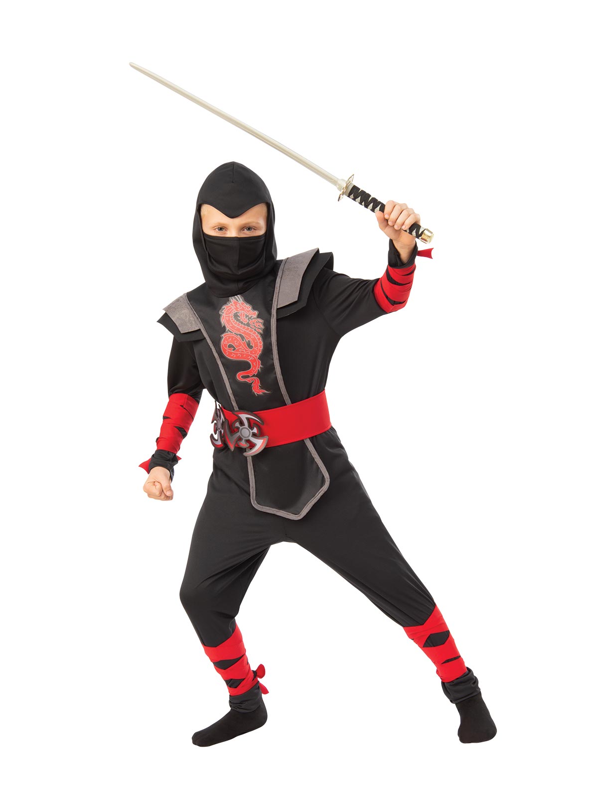 Red Ninja Boy Costume, Child