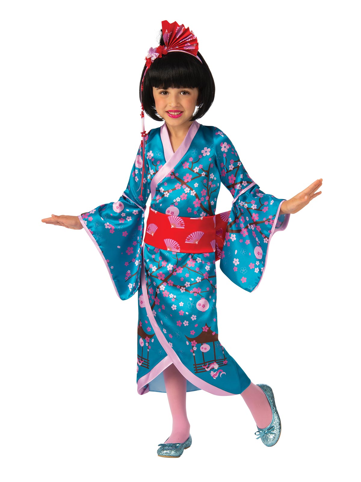 Cherry Blossom Japanese Princess Costume, Child