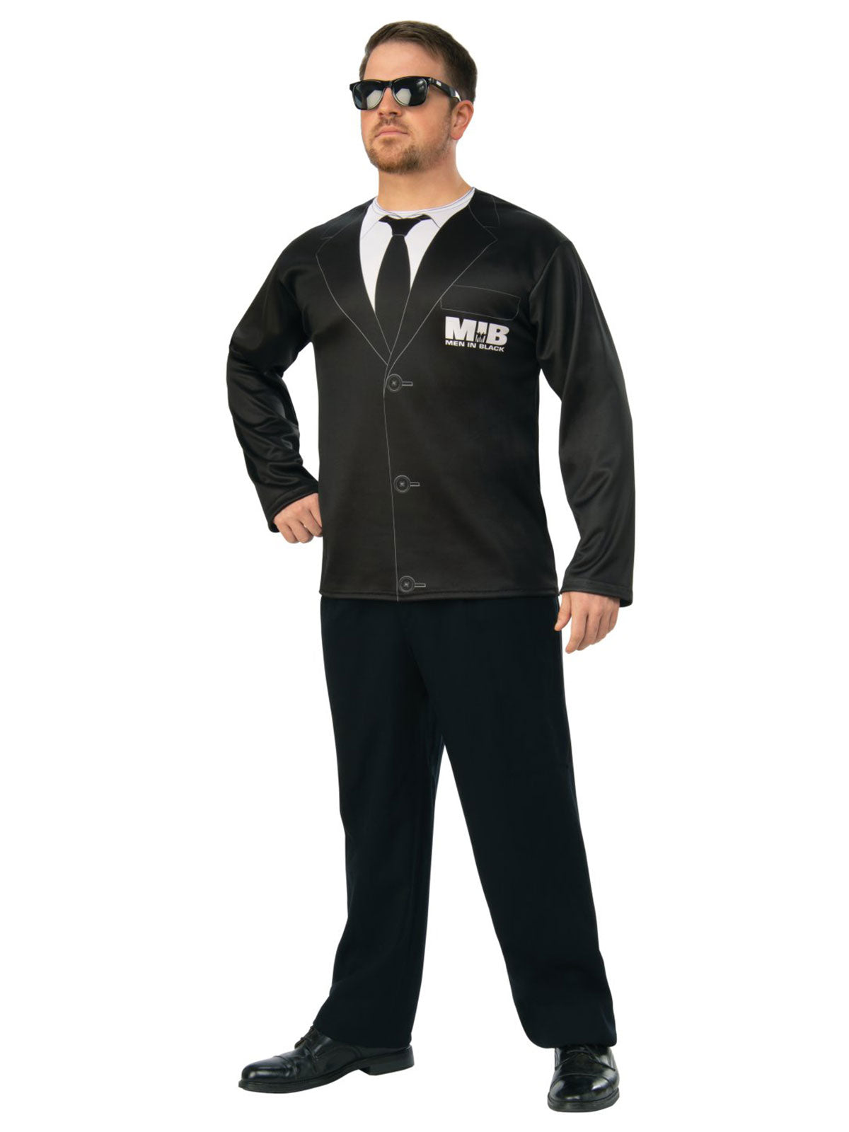 Agent H Costume Top: Men In Black 4, Adult