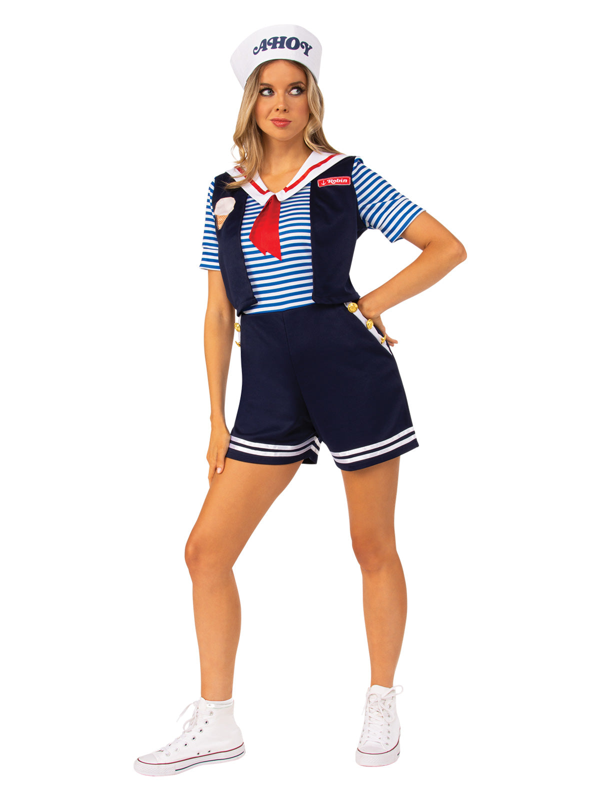 Robin Scoops Ahoy Costume - Stranger Things, Adult